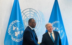 Envoyé spécial du 4P: Macky Sall, ex-président sénégalais, exprime toute sa gratitude à Antonio Guterres, secrétaire général de l’ONU