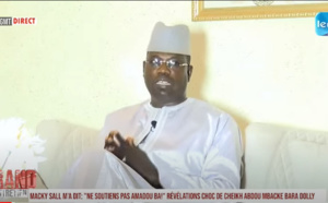 Cheikh Abdou Mbacké Bara Doly, président du mouvement Nekal fi Askan Wi: « Macky Sall veut séparer Ousmane Sonko et Diomaye Faye »
