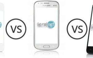 Quelques modifications de l'application mobile de leral.net pour Iphone, Ipad, Samsung, Alcatel avec Apple store et Androïd