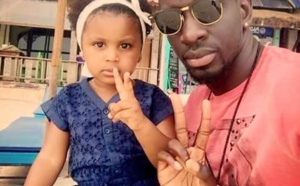 Mamadou Sakho et sa petite famille en vacance au Sénégal