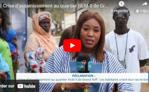 Crise d'assainissement au quartier HLM 5 de Grand-Yoff : L'appel des habitants au Président Diomaye Faye