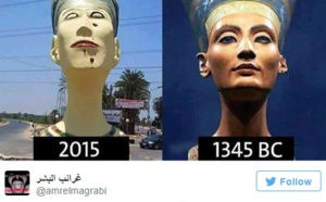 Egypte : Le buste raté de Néfertiti provoque un tollé