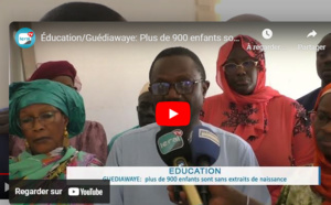 Éducation / Guédiawaye : Plus de 900 enfants sont sans extraits de naissance