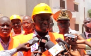 Drainage des eaux pluviales:  Le ministre Mansour Faye visite les ouvrages réalisés par l'Onas dans la région de Dakar (vidéo)