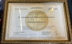 Religion : Cheikh Al Hadj Malick Sy honoré à titre posthume par le Recteur de la Grande Mosquée de Paris.