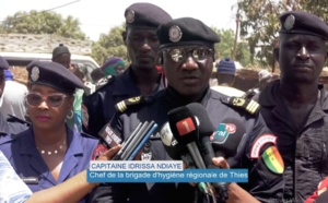 Descente des services d'hygiène au Louma de Nguédienne : Le Capitaine Idrissa Ndiaye sensibilise les acteurs