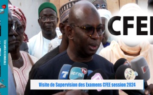 CFEE: Moustapha Guirassy a procédé à la traditionnelle visite de supervision des centres d'examen, ce mardi