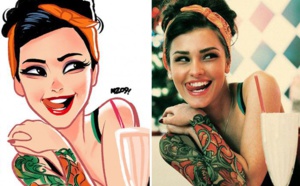 14 personnes prises au hasard sur facebook transformées en illustrations