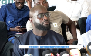 Déclaration de politique générale: Thierno Bocoum, président du mouvement Agir, tacle le Premier Ministre Ousmane Sonko
