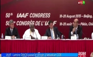 IAAF : Lamine Diack passe le témoin à Sebastian Coe