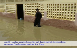 Touba : La pluie a encore fait déborder le bassin de Keur Niang