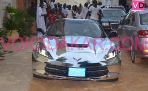 Waly Seck roule désormais en Corvette silver : Cette belle voiture de sport qui vaut plus de 30 millions