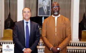 Coopération : Visite de travail de Fadilou Keïta, Directeur général de la CDC, au Maroc