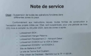 Suspension des Travaux Fonciers : Plus de 10 000 Emplois Journaliers Impactés suite à l'Ordre de Ousmane Sonko ( Cité Tobago, Recasement 2)) 