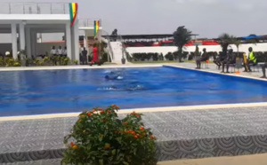 Inauguration de la piscine olympique de l’Ecole des sapeurs-pompiers A Thiès, le Général Tine sensibilise sur les cas de noyade