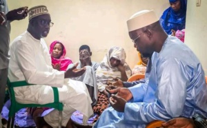 Condoléances: Sonko chez feus Alioune Mar et  Mactar Dabo à Rufisque