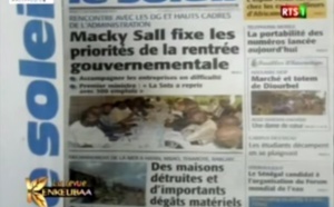 Revue de presse du mardi 01 septembre 2015 - RTS1