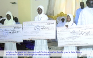 Touba : Le grand prix international Cheikh Ahmadou Bamba pour le Saint Coran a baissé ses rideaux