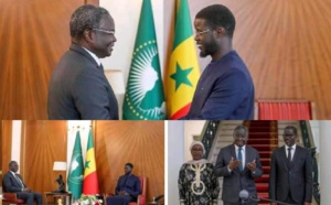 Situation économique actuelle de l'union sous-régionale : Le président Faye a eu des échanges avec  Abdoulaye Diop de l’UEMOA