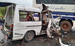 Koumpentoum : 6 morts et 14 blessés dans une collision entre un bus et un minicar (Photos)