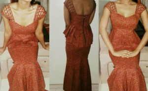 Ndèye Ndack Touré dans une tenue traditionnelle 
