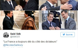 "La France a toujours été du côté des dictateurs", dixit Nicolas Sarkozy