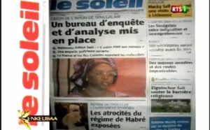 Revue de Presse Kenkelibaa RTS1 du Mardi 08 Septembre 2015