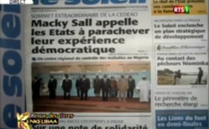 Revue de presse "Kenkelibaa" du lundi 14 septembre 2015 - RTS1