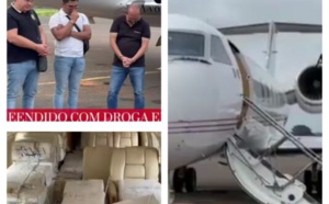 Exclusivité : Un avion transportant plus d’une tonne de cocaïne, intercepté à l’aéroport de Bissau (Vidéo )