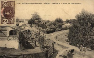 Carte postale : Dakar, Rue Grammont