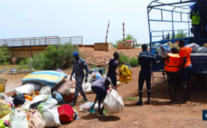 Matam : Victimes de la montée des eaux du fleuve Sénégal, des habitants de Falacouniou évacués vers Thiama