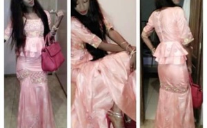 Le "sagnsé" Tabaski de Anna Diouf, miss Sénégal 2014