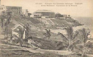 Carte postale : Plage de l'Anse Bernard, Dakar Plateau