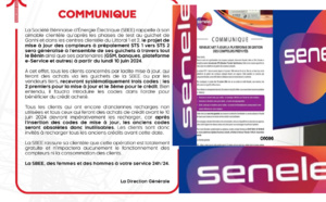 Mise à jour des compteurs prépayés, une innovation sous-régionale : Bénin, Burkina, Sénégal et Mali, sur la même lancée