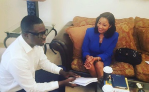 Lancement de son livre mémoire: Thione Niang tresse des lauriers à Léna Sène.