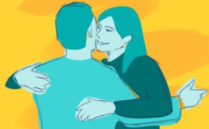 La manière dont vous faites des câlins révèle certains petits secrets sur votre relation...Pour ma part, c'est vraiment tout à fait ça !