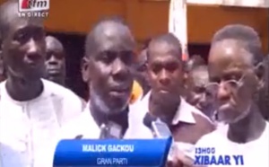  Malick Gackou à Sédhiou: " C'est grave ce que j'ai vu, ...les populations ne mangent qu'un repas par jour"