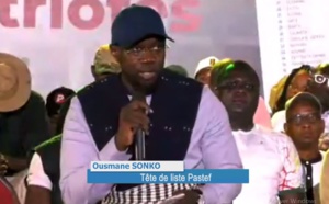 Ousmane Sonko en meeting à Ziguinchor : 15 milliards FCfa débloqués pour les populations déplacées en Casamance