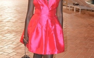 Maimouna de "Yeewuleen" ravissante dans sa robe rouge