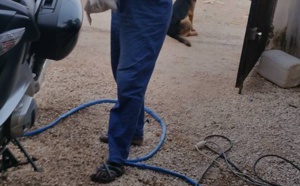 Daouda Faye, le frère de la 1ère Dame, est un éleveur-bricoleur avec sa moto BMW de 14 000 000 FCfa