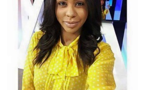 Le selfie de Léa Soukeyna Ndiaye dans le studio de TFM 