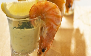 Verrines de crevettes