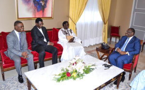 Baba Maal reçu en audience par le Président Sall