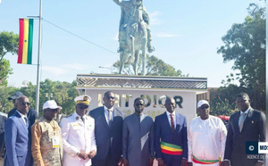 Thiès : Le Président Bassirou Diomaye Faye dévoile la statue en hommage à Lat Dior Diop