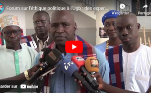 Forum sur l'éthique politique à l'Ugb : Des experts partagent leurs visions