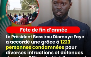 Grâce présidentielle : Le chef de l'État, Bassirou Diomaye Diakhar Faye grâcie 1 223 détenus