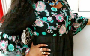 Mado, avec un look glamour