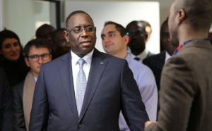 Visite du président Macky Sall à l'Ecole polytechnique de Paris