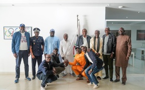 Intégration de la lutte de plage dans les Jeux olympiques de la Jeunesse Dakar 2026 : Le président du CNOSS reçoit Baye Ndiaye de Albourakh