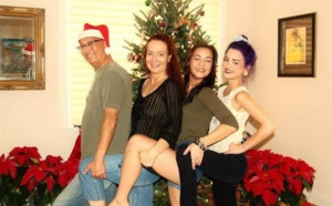 Cette famille a pris une photo de Noël assez spéciale